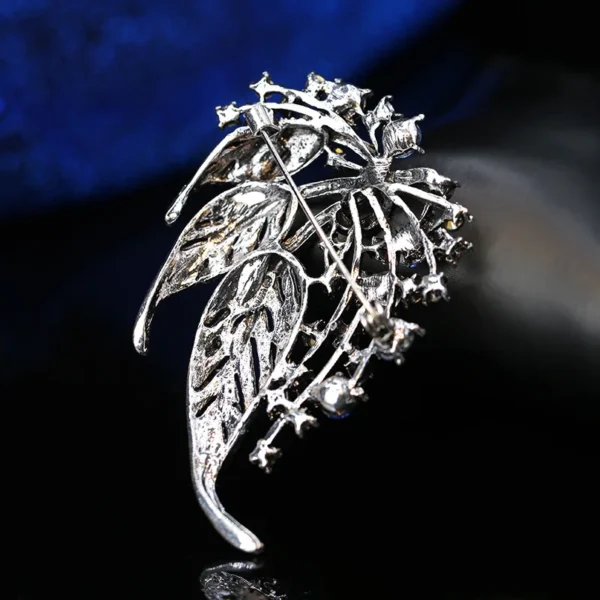Big Water Drop Rainbow Crystal Moon Brooches Fashion Luxury Elegant Alloy Brooch Lady Party Pins Birthday Gifts - Image 4